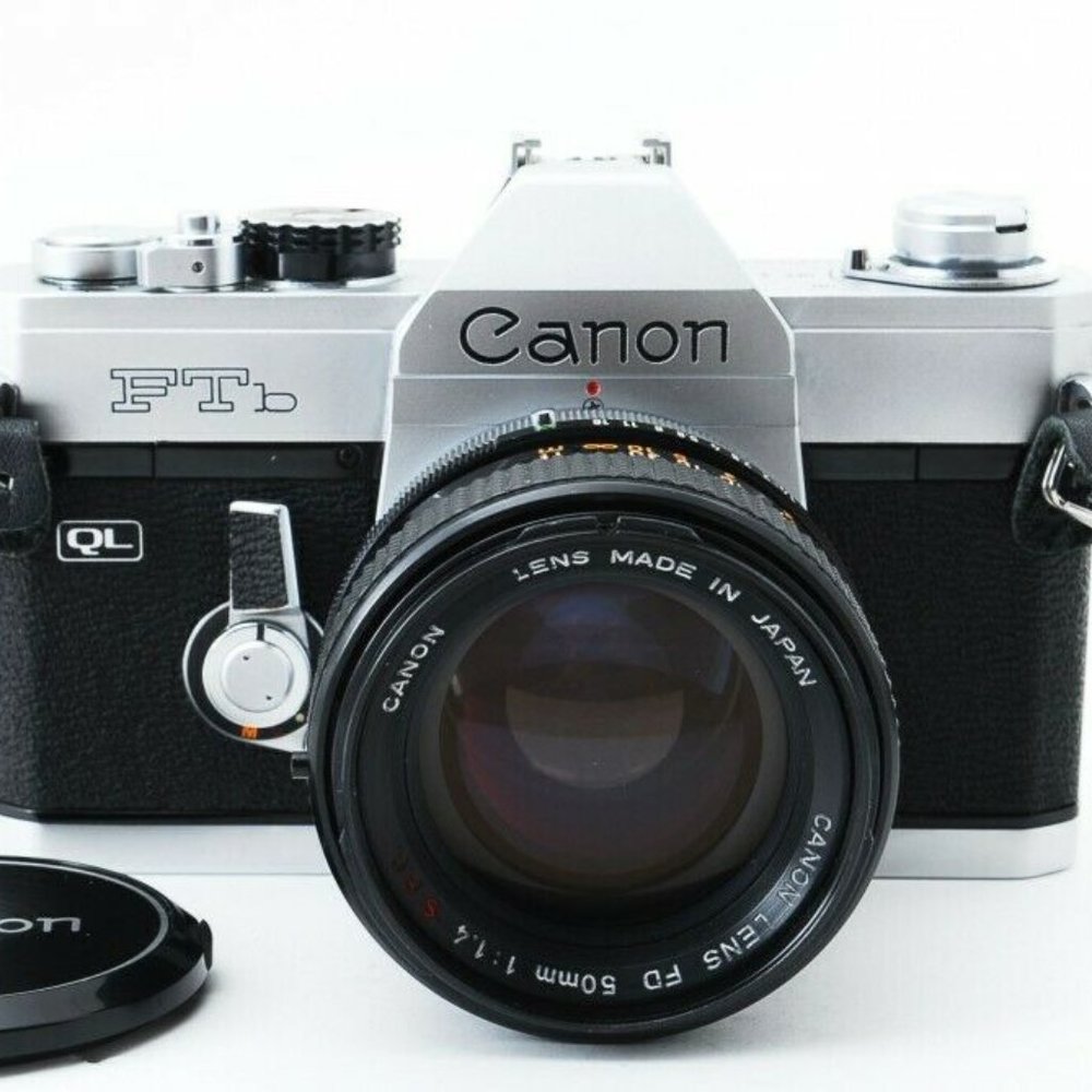 Canon Camera Canon FTb 35mm Film SLR Camera with Canon Lens 50mm f/1.4 Japan